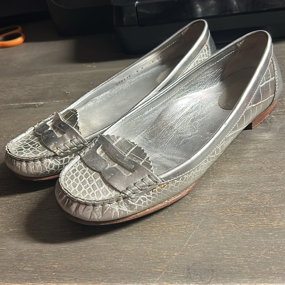 Cole Haan Silver Loafers for Women - Picture 4 of 8